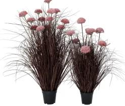 Intratuin kunstplant Siergras / Sierui roze D 13 H 82 cm