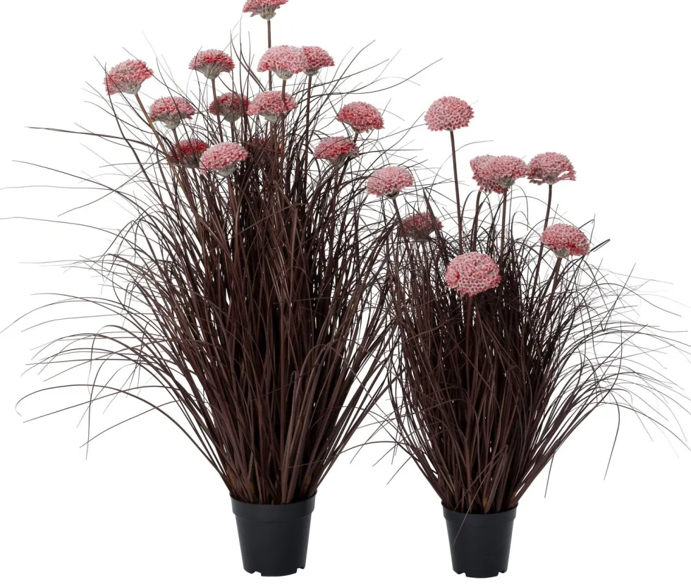 Intratuin kunstplant Siergras / Sierui roze D 13 H 82 cm