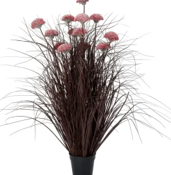 Intratuin kunstplant Siergras / Sierui roze D 15 H 100 cm