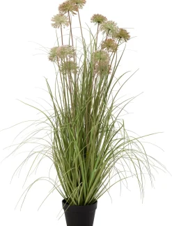 Intratuin kunstplant Siergras / Sierui oranje / groen H 115 cm