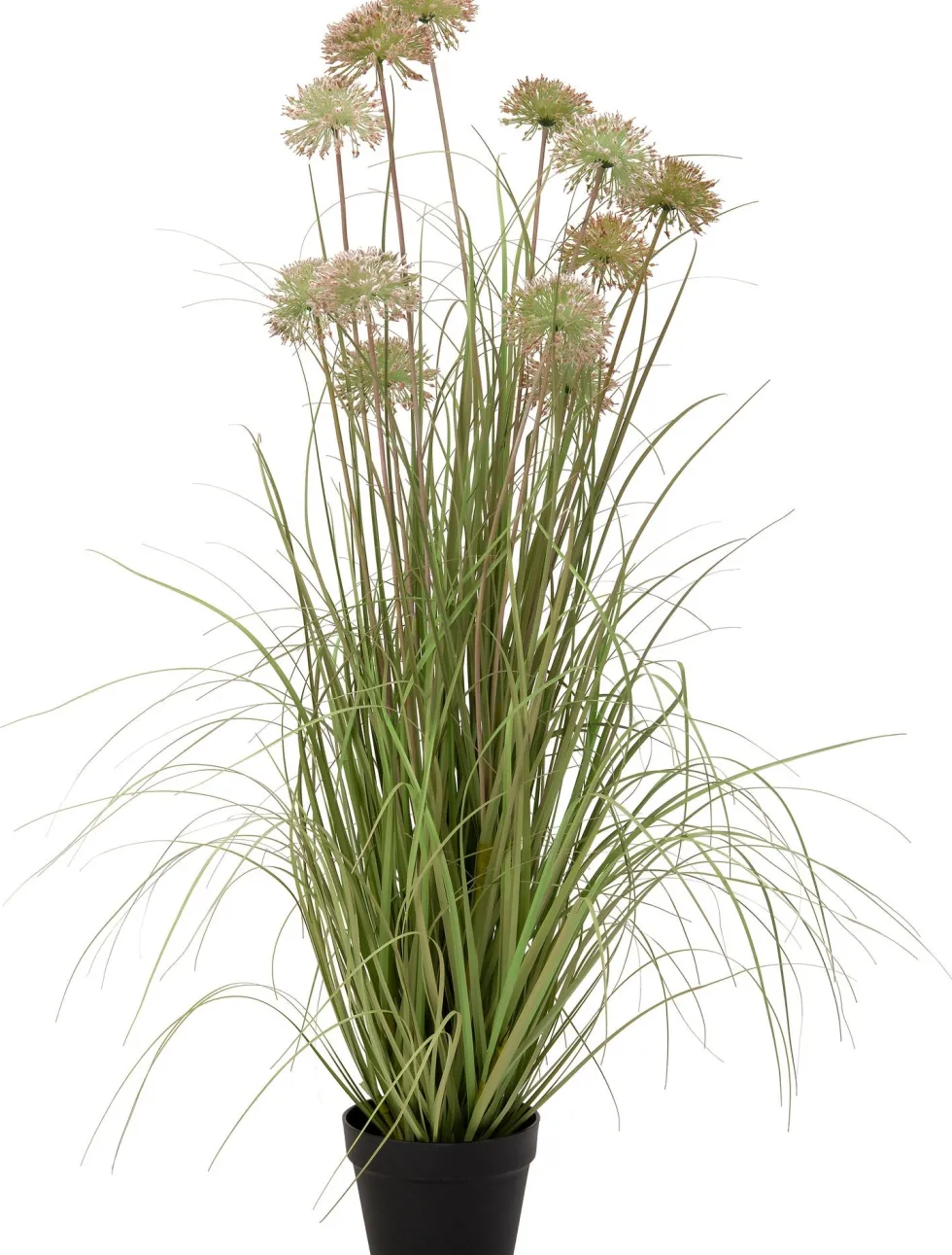 Intratuin kunstplant Siergras / Sierui oranje / groen H 115 cm