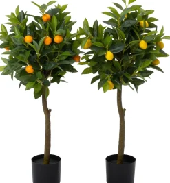 Intratuin kunstplant Sinaasappelboom oranje H 88 cm