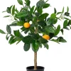 Intratuin kunstplant Sinaasappelboom oranje / wit D 15 H 98 cm