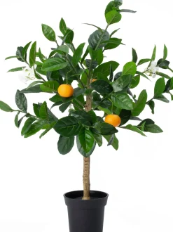 Intratuin kunstplant Sinaasappelboom oranje / wit D 15 H 98 cm