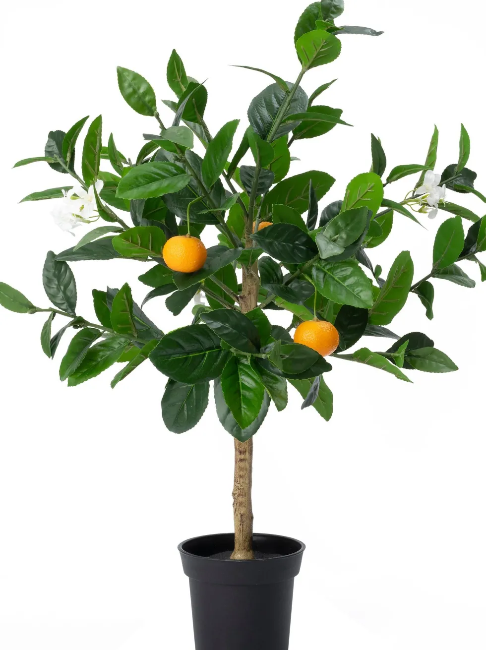 Intratuin kunstplant Sinaasappelboom oranje / wit D 15 H 98 cm