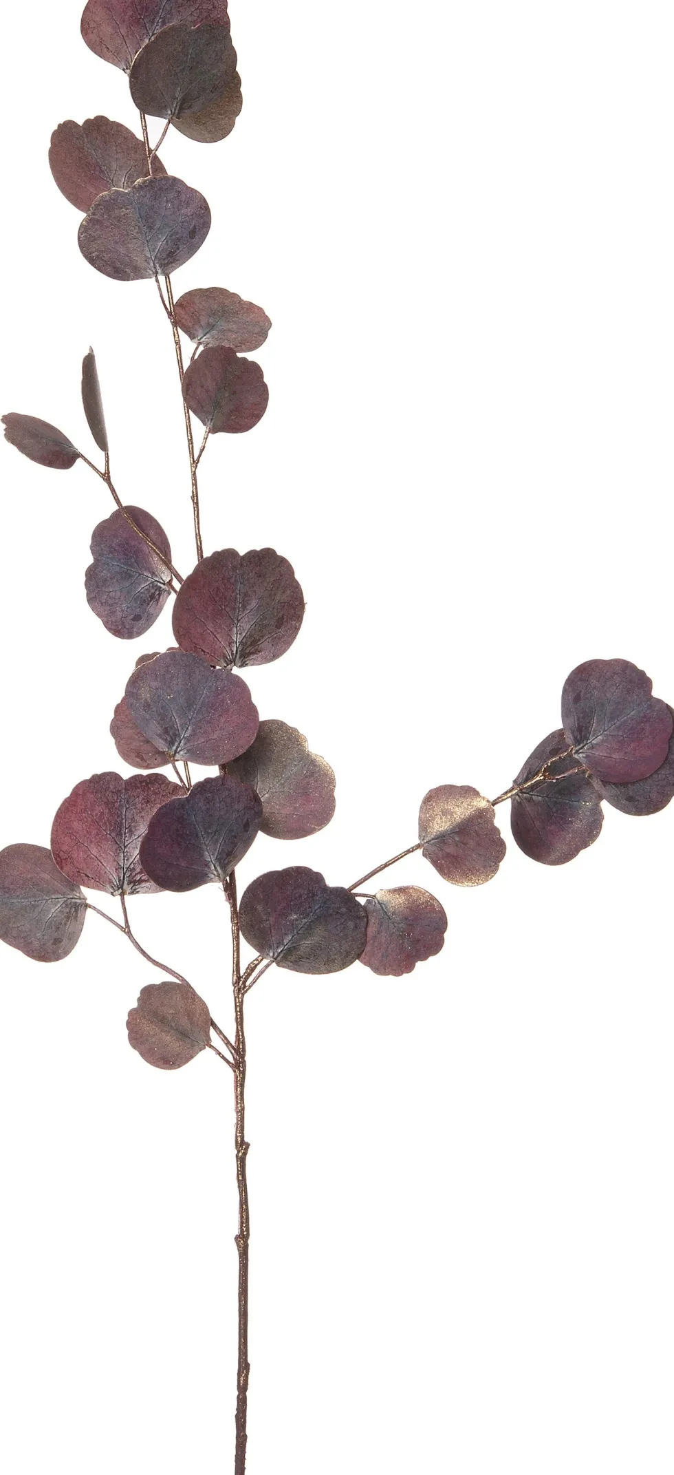 Intratuin kunsttak Eucalyptus paars / goud H 80 cm