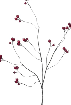 Intratuin kunsttak Meidoorn rood H 100 cm
