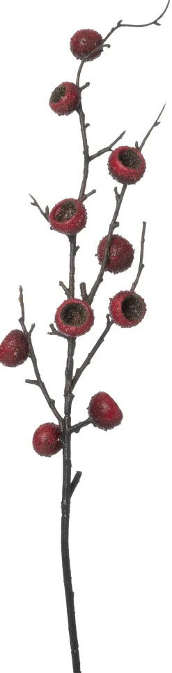 Intratuin kunsttak Meidoorn rood H 65 cm