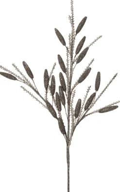 Intratuin kunsttak met blad grijs L 103 cm