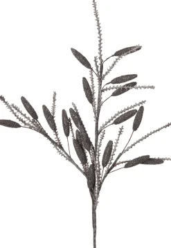 Intratuin kunsttak met blad grijs L 103 cm