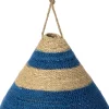 Intratuin lampenkap Mees naturel / blauw D 33 H 29 cm