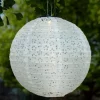 Intratuin lampion wit /grijs D 30 H 30 cm