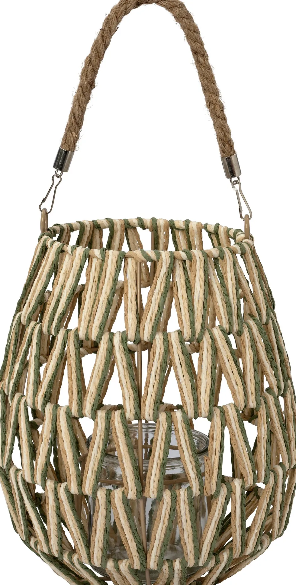 Intratuin lantaarn Elia naturel D 24 H 27 cm