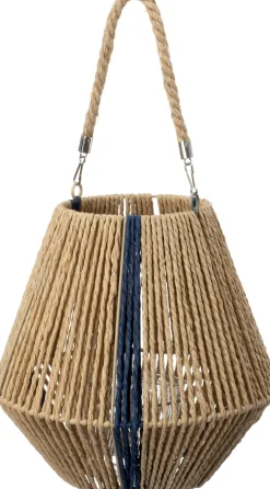 Intratuin lantaarn Lia naturel / zwart D 28 H 26 cm