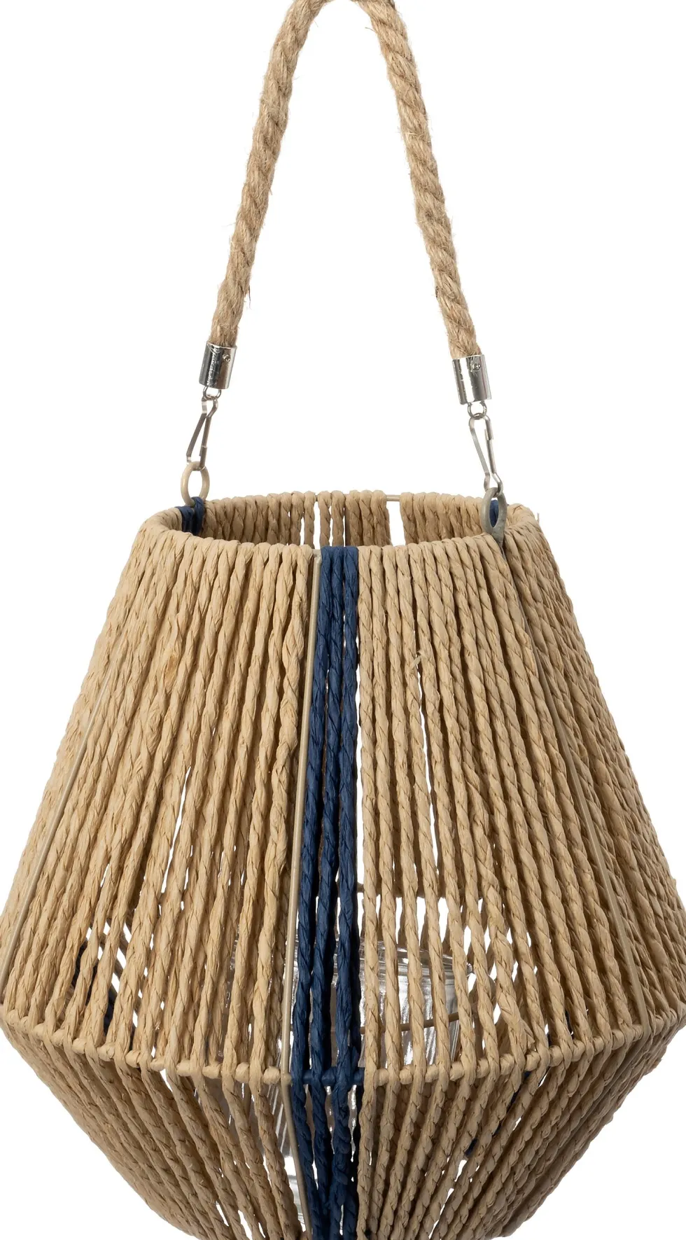 Intratuin lantaarn Lia naturel / zwart D 25 H 23 cm