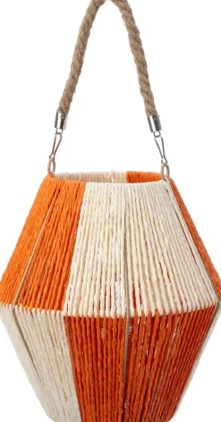 Intratuin lantaarn Nena oranje D 24 H 25 cm