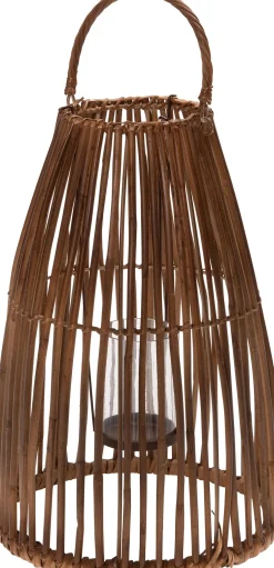 Intratuin lantaarn Riet bruin D 27 H 41 cm