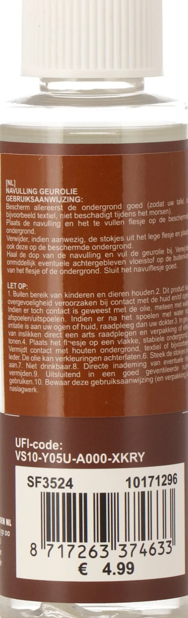 Intratuin navulling geurstokken Vanilla Patchouli 120 ml