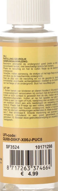 Intratuin navulling geurstokken Citrus Verbena 120 ml