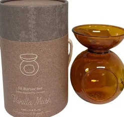 Intratuin olie geurbrander met geurolie Indi Vanilla Musk bruin D 11 H 18 cm