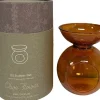 Intratuin olie geurbrander met geurolie Indi Olive Flower bruin D 11 H 18 cm