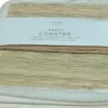 Intratuin onderzetter Antigua naturel 10 x 10 cm 3 stuks