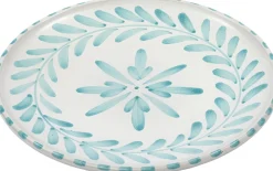 Intratuin ontbijtbord Bella turquoise D 21 H 1,5 cm