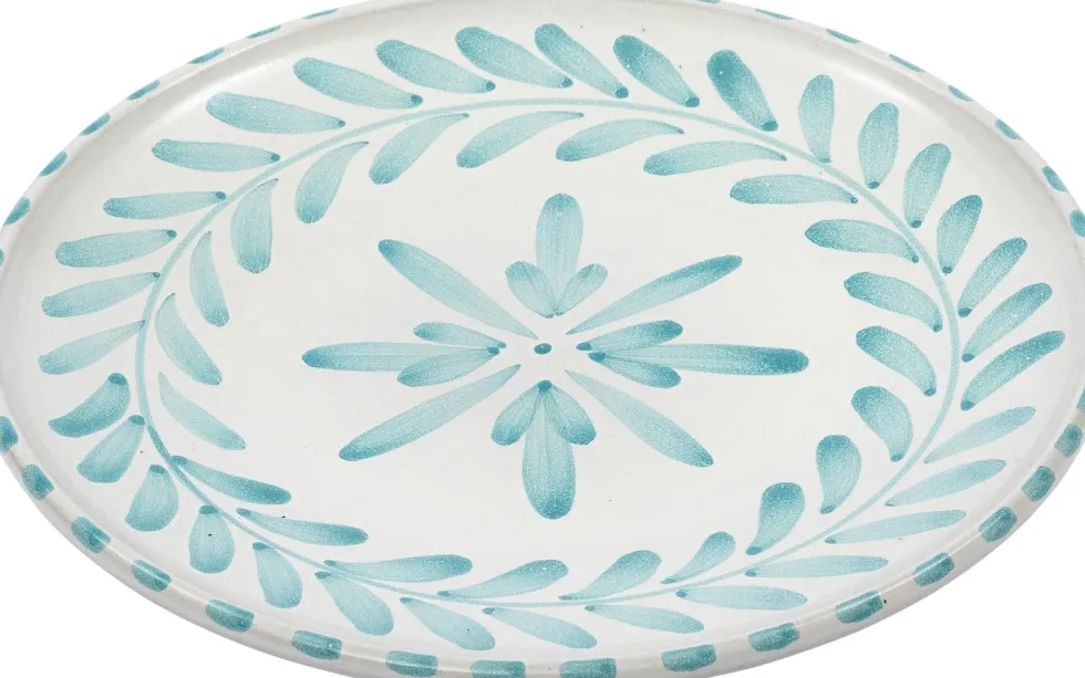 Intratuin ontbijtbord Bella turquoise D 21 H 1,5 cm