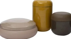 Intratuin opbergdoos Lala geel D 10 H 16 cm