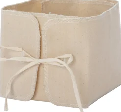 Intratuin opbergmand Canny beige 12 x 12 x 12 cm