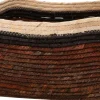 Intratuin opbergmand Didi naturel / zwart / bruin D 33 H 16 cm