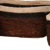 Intratuin opbergmand Didi naturel / zwart / bruin D 28 H 13 cm