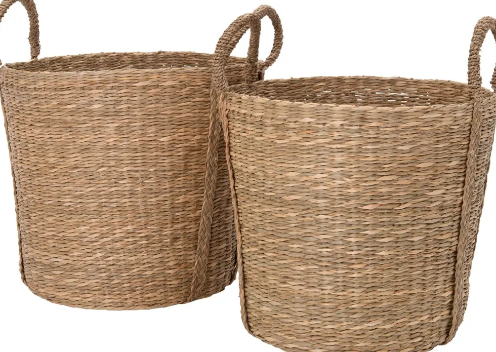 Intratuin opbergmand Hellen naturel D 37 H 42 cm