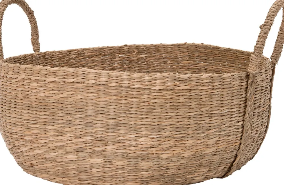Intratuin opbergmand Hellen naturel D 48 H 27 cm