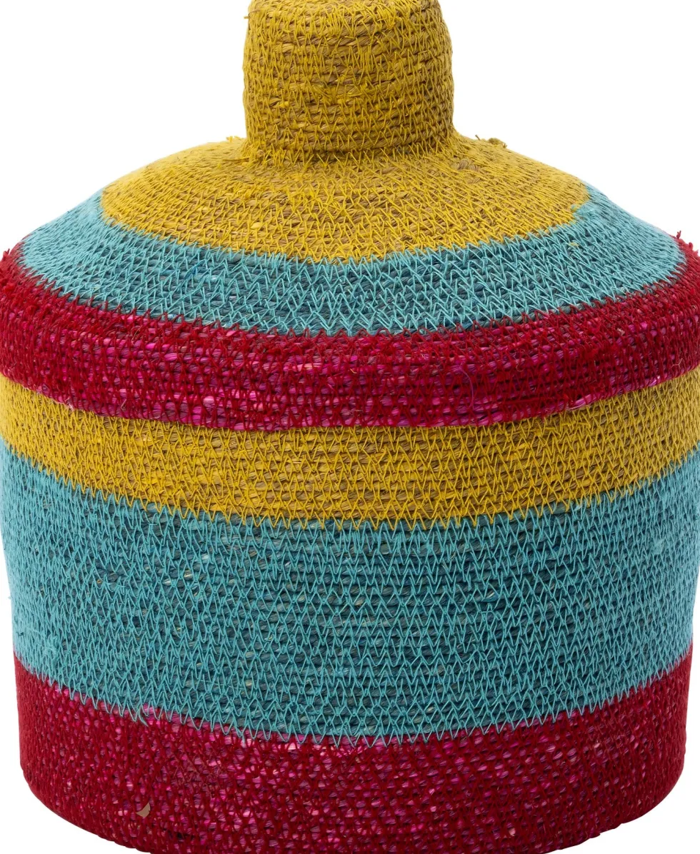 Intratuin opbergmand Jimi blauw / rood / geel D 23 H 28 cm