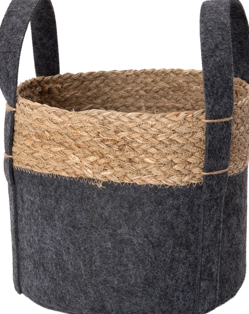 Intratuin opbergmand Kenzo grijs D 26 H 22 cm