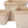 Intratuin opbergmand Linda beige 15 x 15 x 15 cm