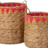 Intratuin opbergmand Maci naturel / roze D 42 H 46 cm