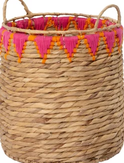 Intratuin opbergmand Maci naturel / roze D 42 H 46 cm
