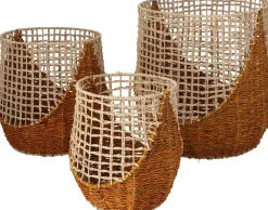 Intratuin opbergmand Mel naturel / bruin D 28 H 30 cm