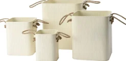 Intratuin opbergmand Metty wit 14 x 14 x 18 cm