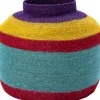 Intratuin opbergmand Nouk rood / geel / blauw D 36 H 35 cm