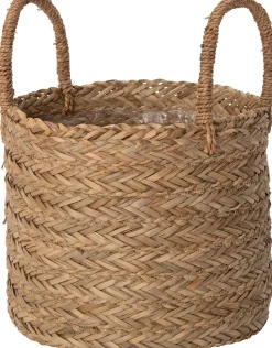 Intratuin opbergmand / plantenmand Senja naturel D 30 H 26 cm