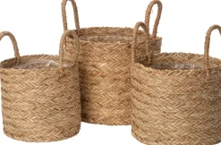 Intratuin opbergmand / plantenmand Senja naturel D 26 H 24 cm