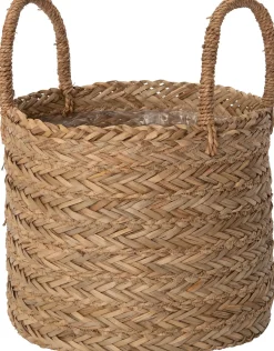 Intratuin opbergmand / plantenmand Senja naturel D 22 H 22 cm