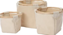 Intratuin opbergmand Ratan beige D 15 H 15 cm