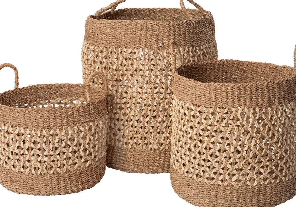 Intratuin opbergmand Reiko naturel D 35 H 40 cm