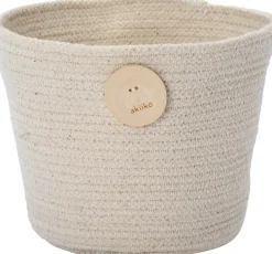 Intratuin opbergmand Roppy beige D 13 H 13 cm
