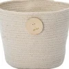 Intratuin opbergmand Roppy beige D 18 H 14 cm