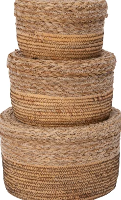Intratuin opbergmand Vijs naturel D 28 H 18 cm